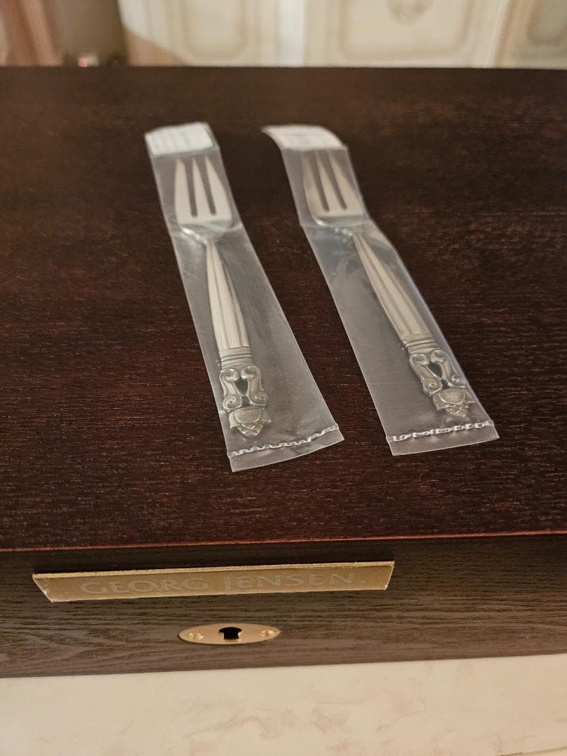  ジョージジェンセン ACORN フォーク 2本セット ジョージ・ジェンセン「“Acorn” ディナーフォーク&ナイフ セット