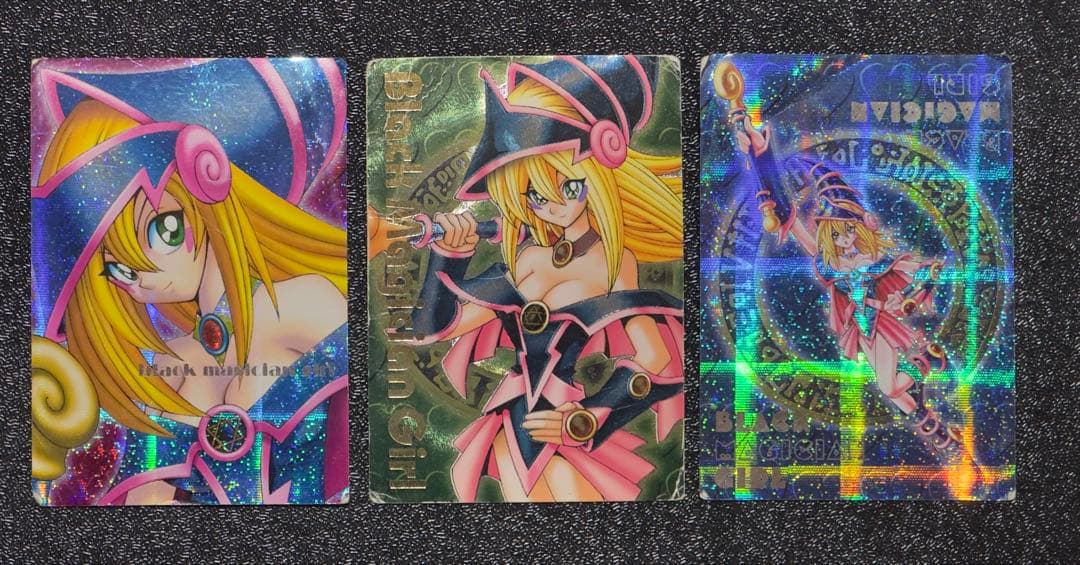 【希少】ブラックマジシャンガール 3枚セット レリーフ パラレル DD