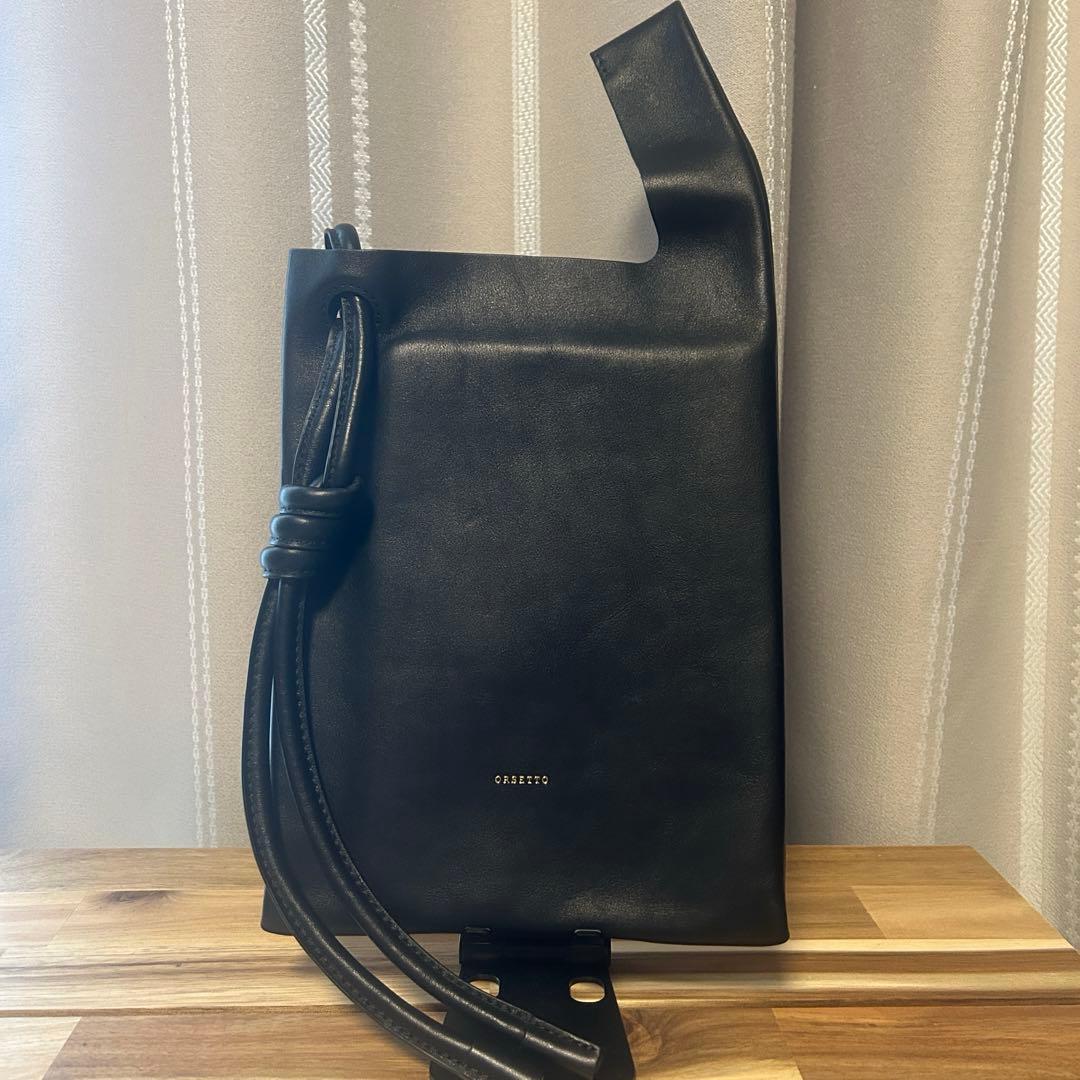 ORSETTO レザーワンハンドルバッグ