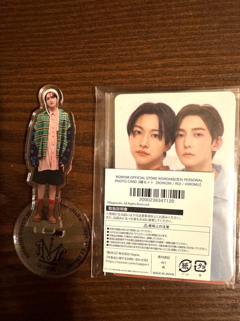 ROIROM浜川路己アクリルスタンド、トレカ3枚セット - メルカリ