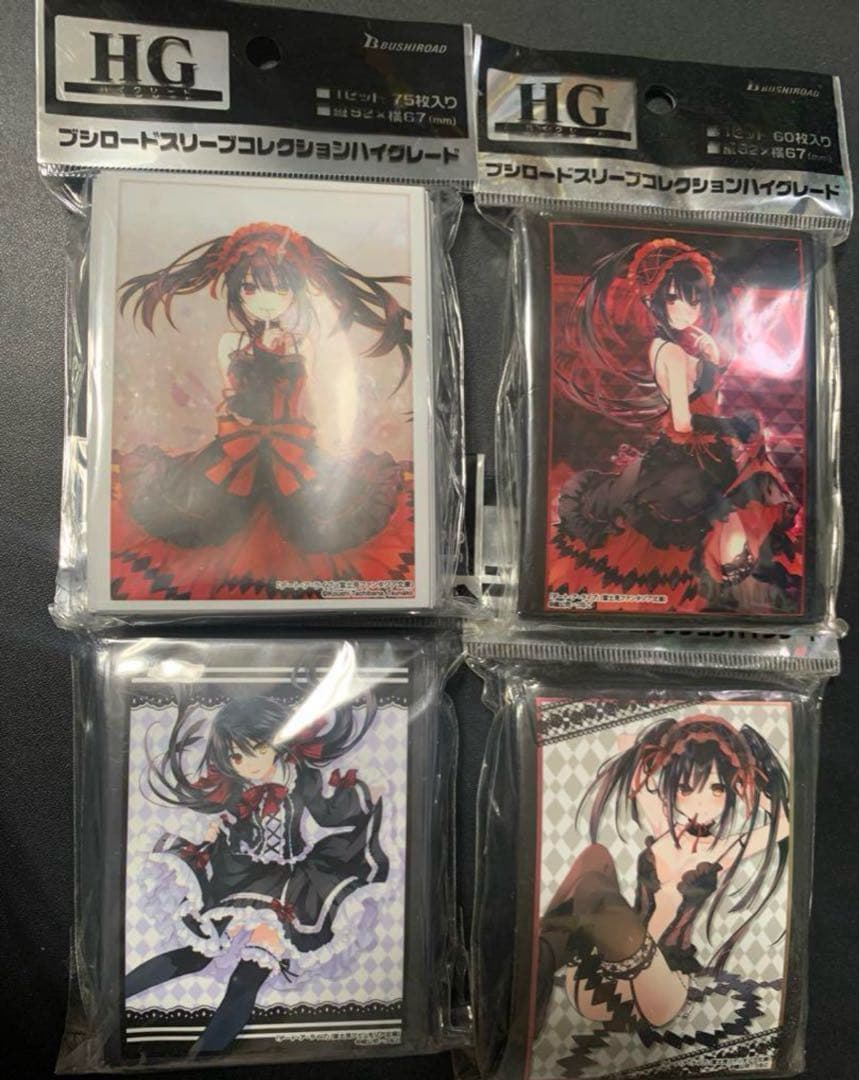 デート・ア・ライブ　時崎狂三　スリーブ　4点　未開封　まとめ売り デート・ア・ライブⅣ]スリーブ（時崎狂三）