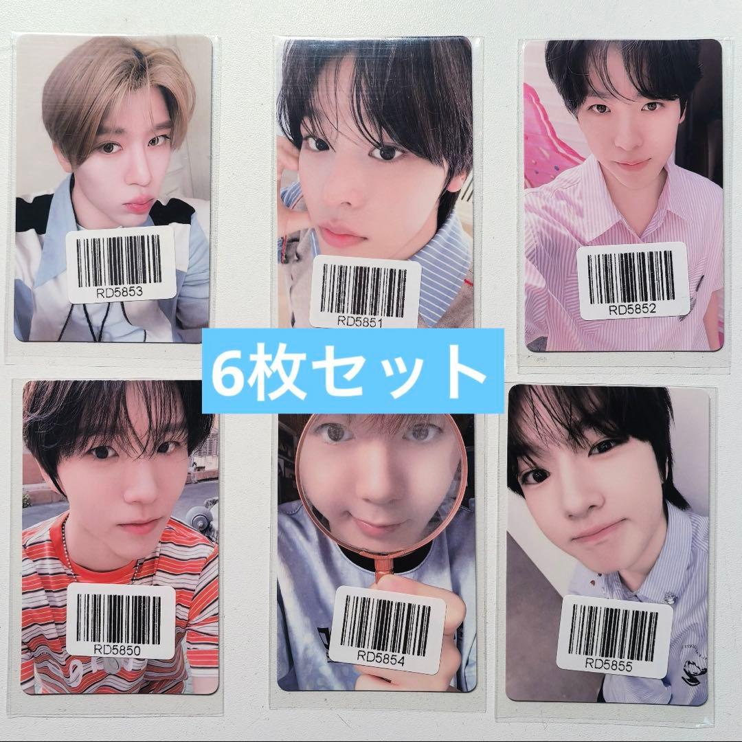 NCTWISH poppop KMStation ラキドロ トレカ 6枚セットB