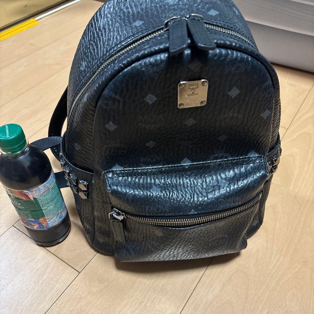 ♡*様 MCM Stark サイドスタッズ バックパック-ヴィセトスsサイズ正規 Small-Medium Stark サイドスタッズ バックパック - ヴィセトス ブルー