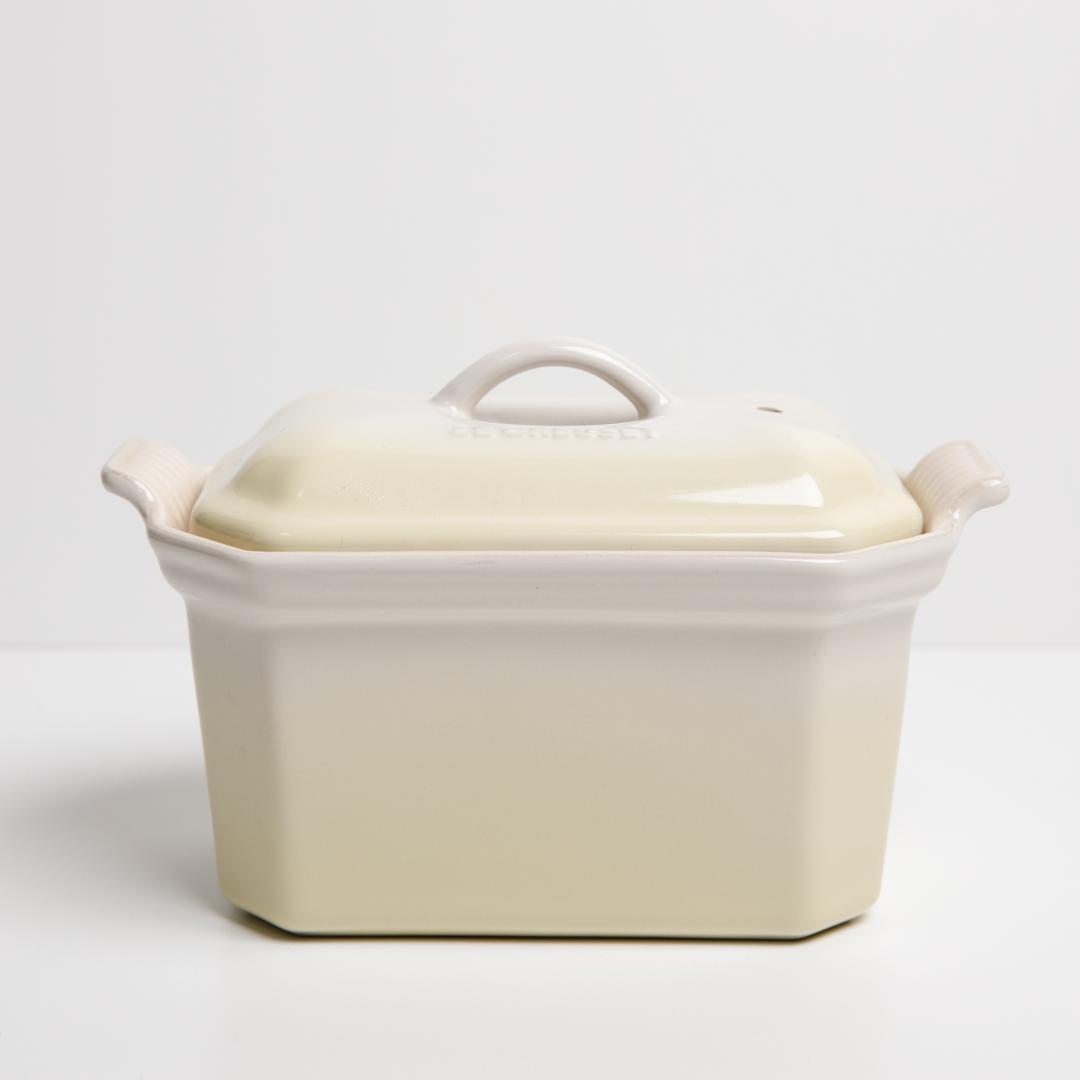 ル・クルーゼ　テリーヌ型ハーフ（白）