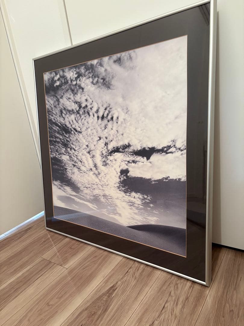 Allposters モノクロ 写真 額付き 73cm×73cm インテリア