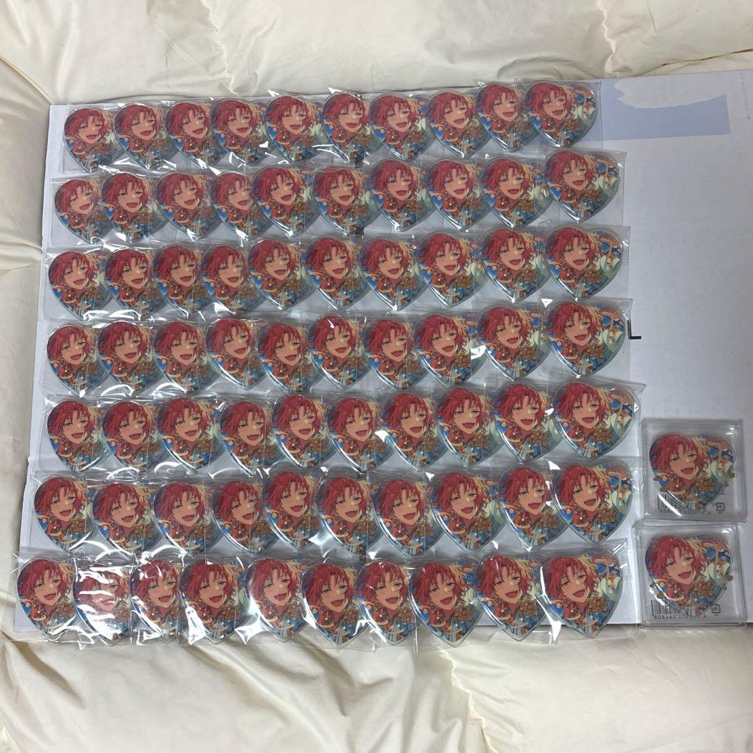 月永レオ ホワイトデー ハート缶バッジ