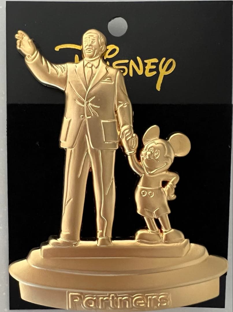 ディズニーPartners ウォルト＆ミッキー ピン LE500 100/100