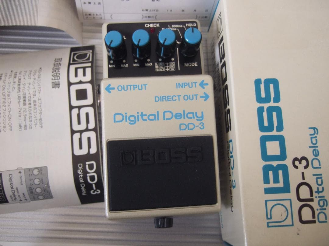美品 日本製 Made in Japan MIJ BOSS DD-3 DD3 ② BOSS / DD-3 Digtal Delay (日本製)レビュー - △▽エフェクター