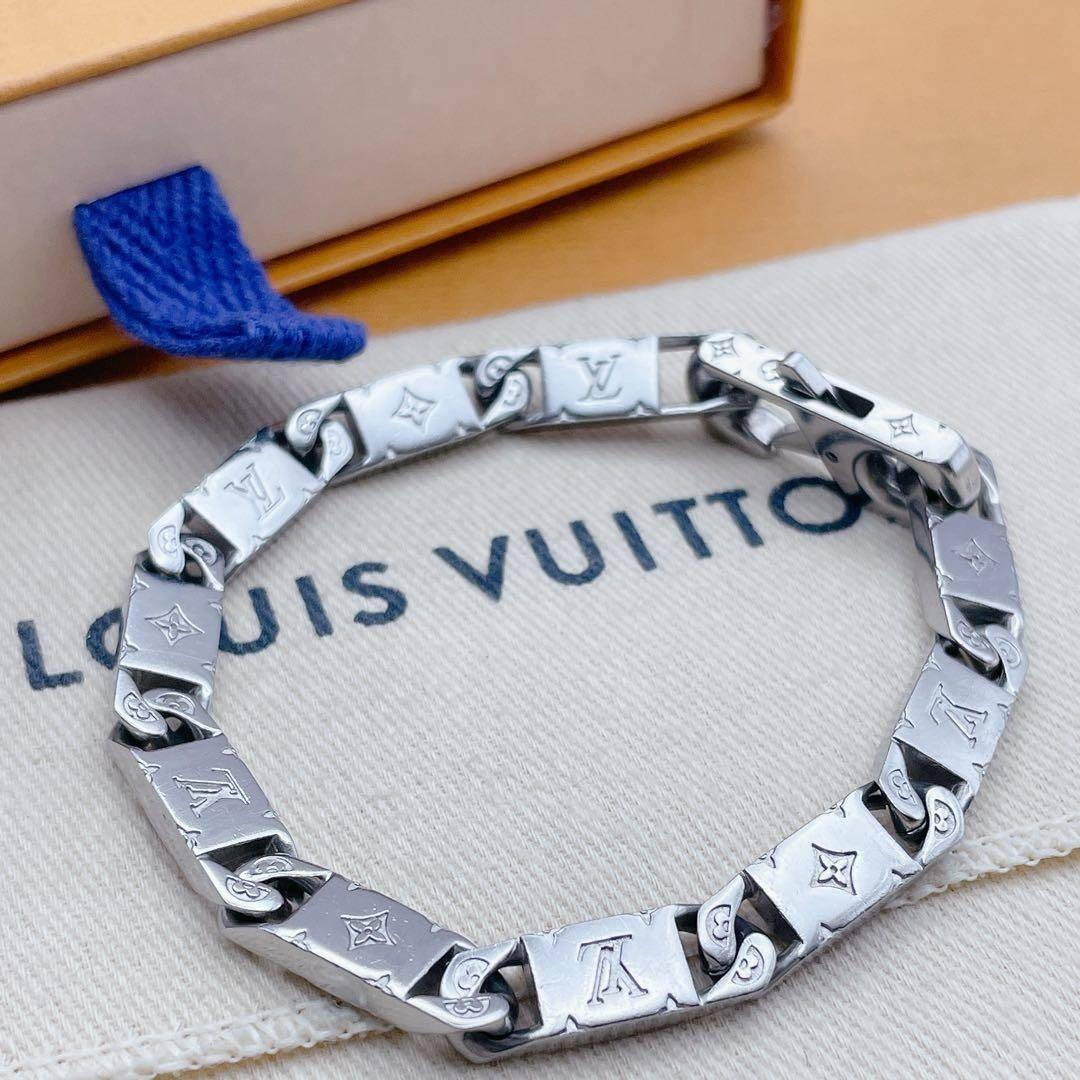 LOUIS VUITTON タイドアップ　ブレスレット　モノグラム　ブラスレ