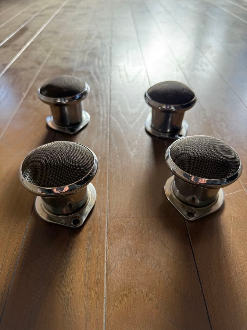 ウェーバーキャブレターエアーファンネル 2個セット□70mmアルミ*カールファンネル新品/ソレックスSOLEX