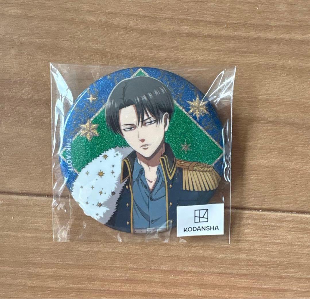 進撃の巨人 リヴァイ エスクリ 缶バッジ - メルカリ