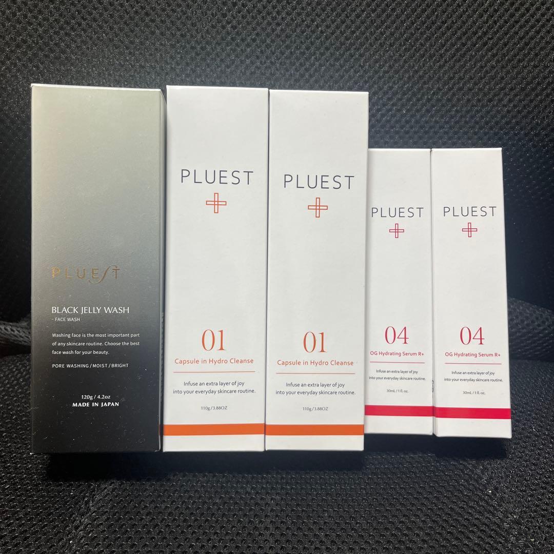 PLUEST クレンジング & 美容液 ブラックジェリーウォッシュ セット