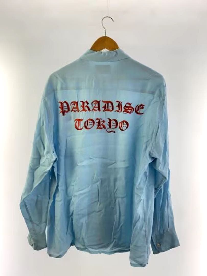 ワコマリア　長袖シャツ　水色L