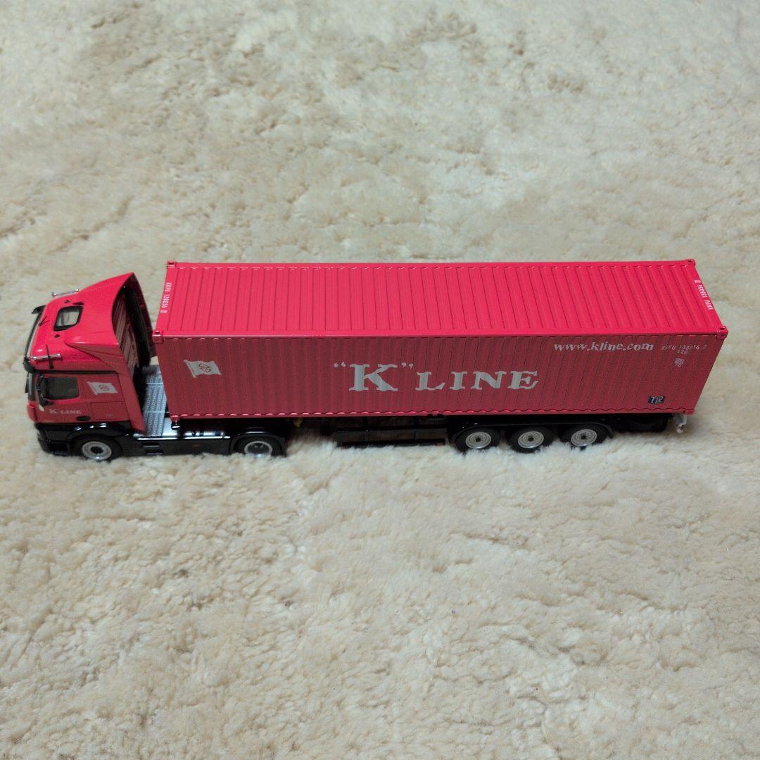 【値下げ】ベンツK Line 赤 トレーラー 1/50 スケール