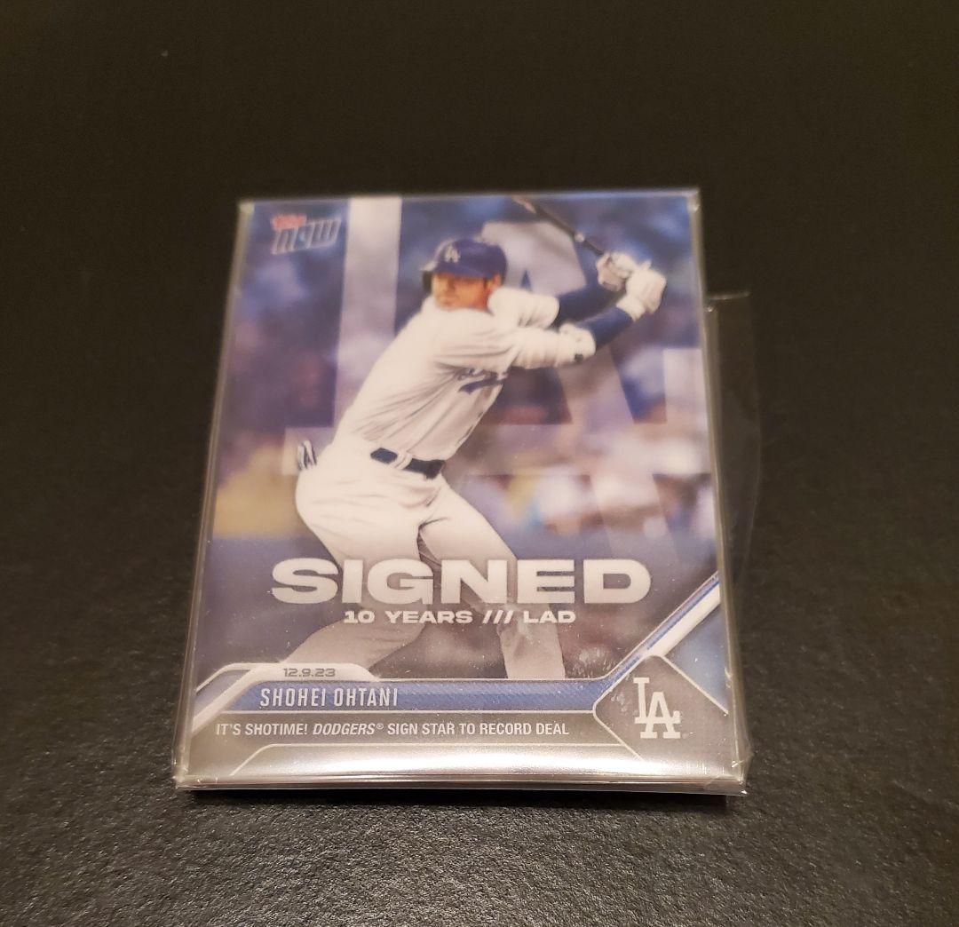 【1st card】大谷翔平 ドジャース入団限定記念カード ロサンゼルストップス