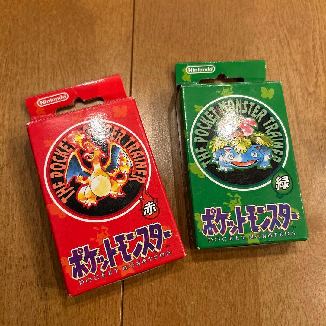 激レア‼️ポケモン　トランプ　初代　赤　緑　緑の一枚欠品❗️