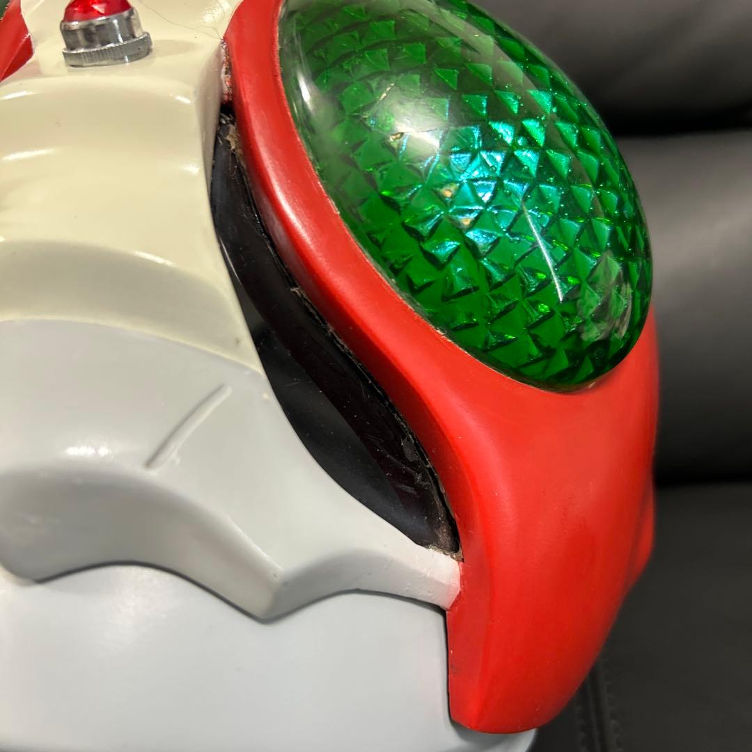 仮面ライダーV3 1/1スケール マスク 発光あり レトロ - メルカリ