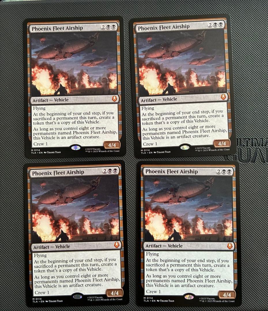 不死鳥艦隊の飛行船 英語版　4枚組 不死鳥艦隊の飛行船/Phoenix Fleet Airship《英語》【TLA】