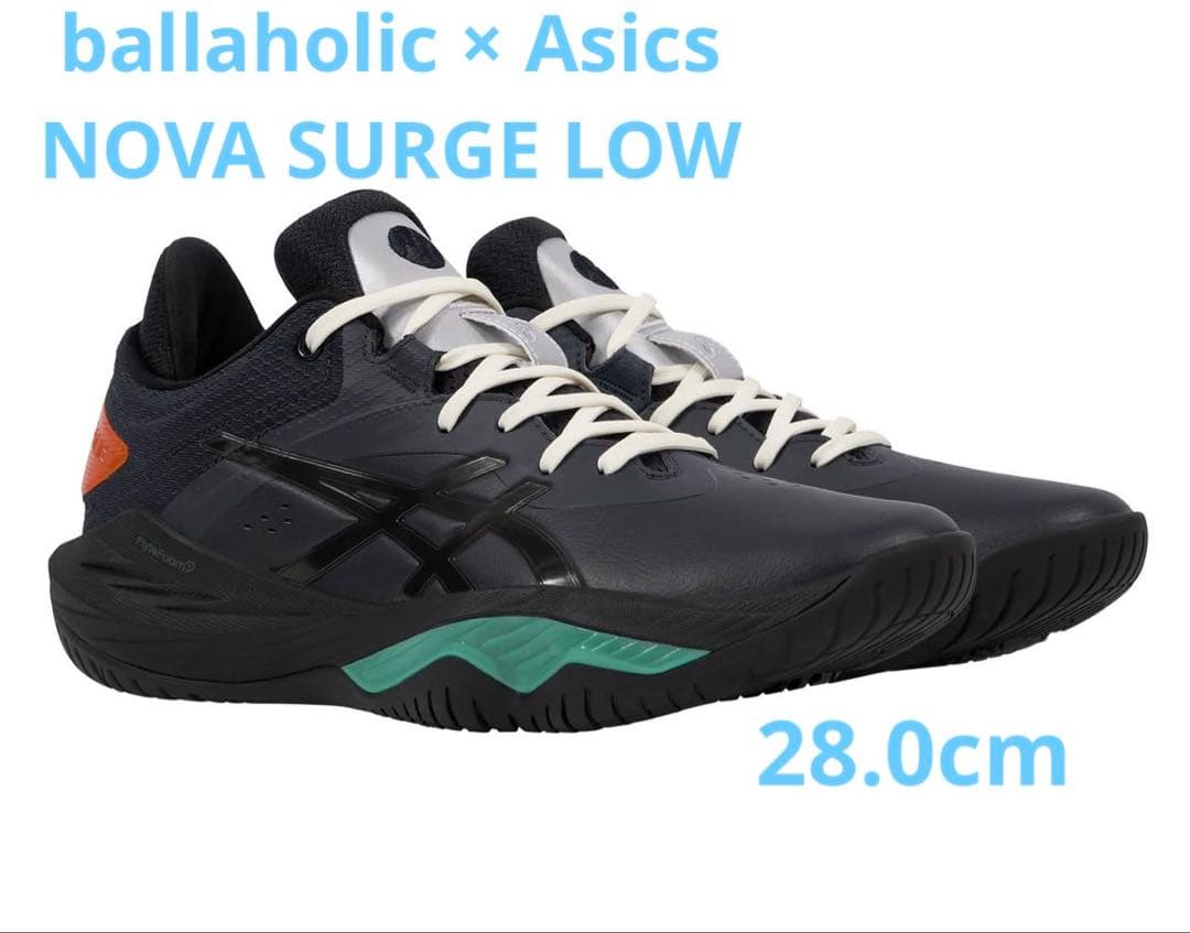 ballaholic ボーラホリック　nova surge low 28cm ASICS Nova Surge Low Ballaholic Midnight Men's - 1061A050-400 - US