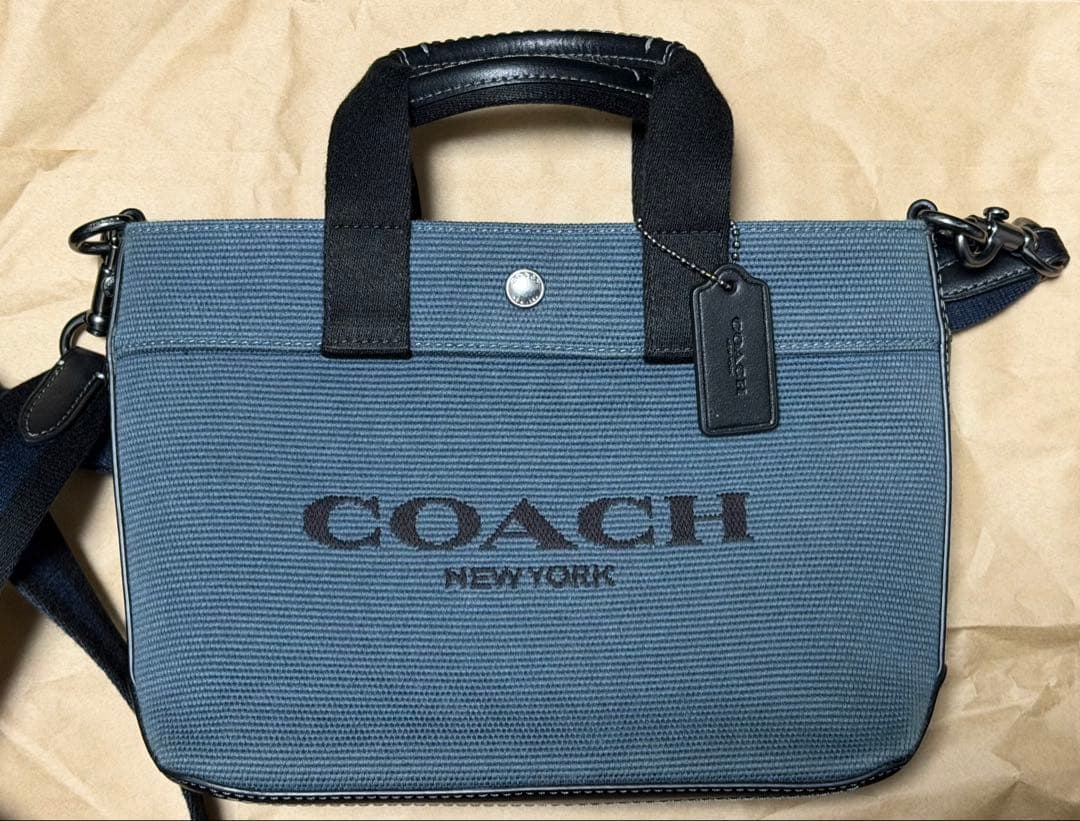 COACH トート 20・カラーブロック トートバッグ