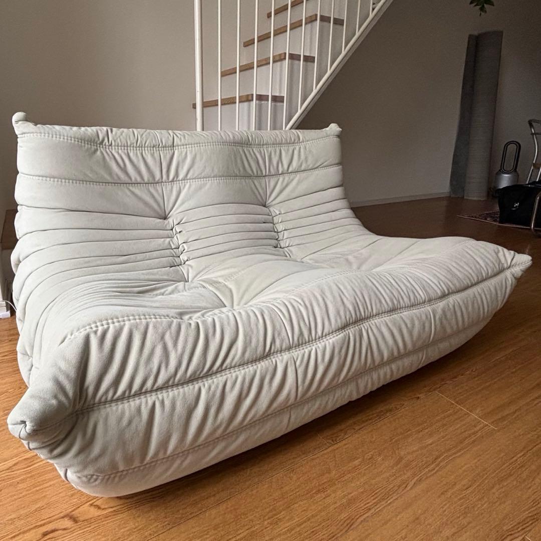 リーンロゼトーゴ2P　Lランク　ベージュ　ウルトラスエード ロゼ トーゴ(1人掛け) | リーンロゼ | リグナ通常品 | おしゃれな家具