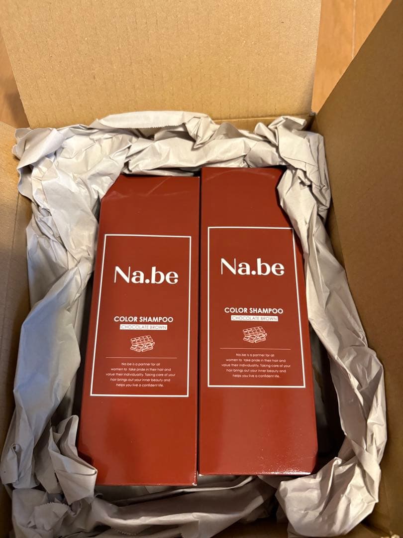 Na.be（ナイブ）ヘアカラーシャンプーCB 2本セット Na.be（ナイブ）ヘアカラーシャンプー チョコレートブラウン 2本セット