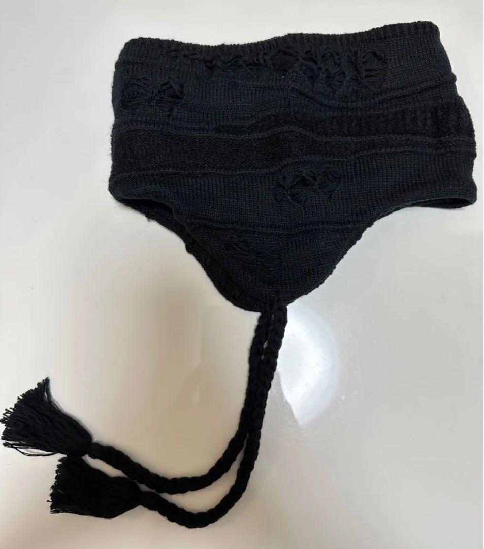 ムーンエイジデビルメント MAD 耳あて　ヘアバンド　清春　黒夢 希少！ Moonage Devilment ヘアバンド ブラック フリーサイズ - メルカリ