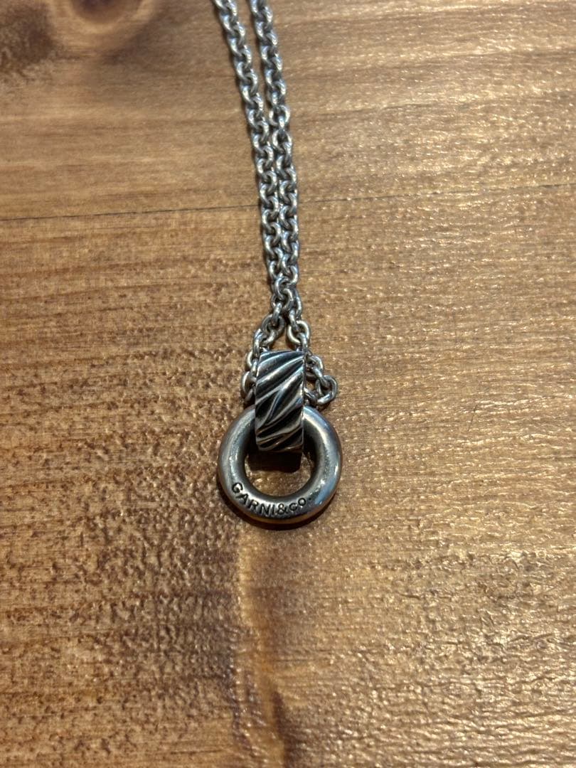 ビ*し様 GARNI ダブルリング ネックレス　廃盤 ビ*し様 GARNI ダブルリング ネックレス 廃盤 楽天市場】stainless