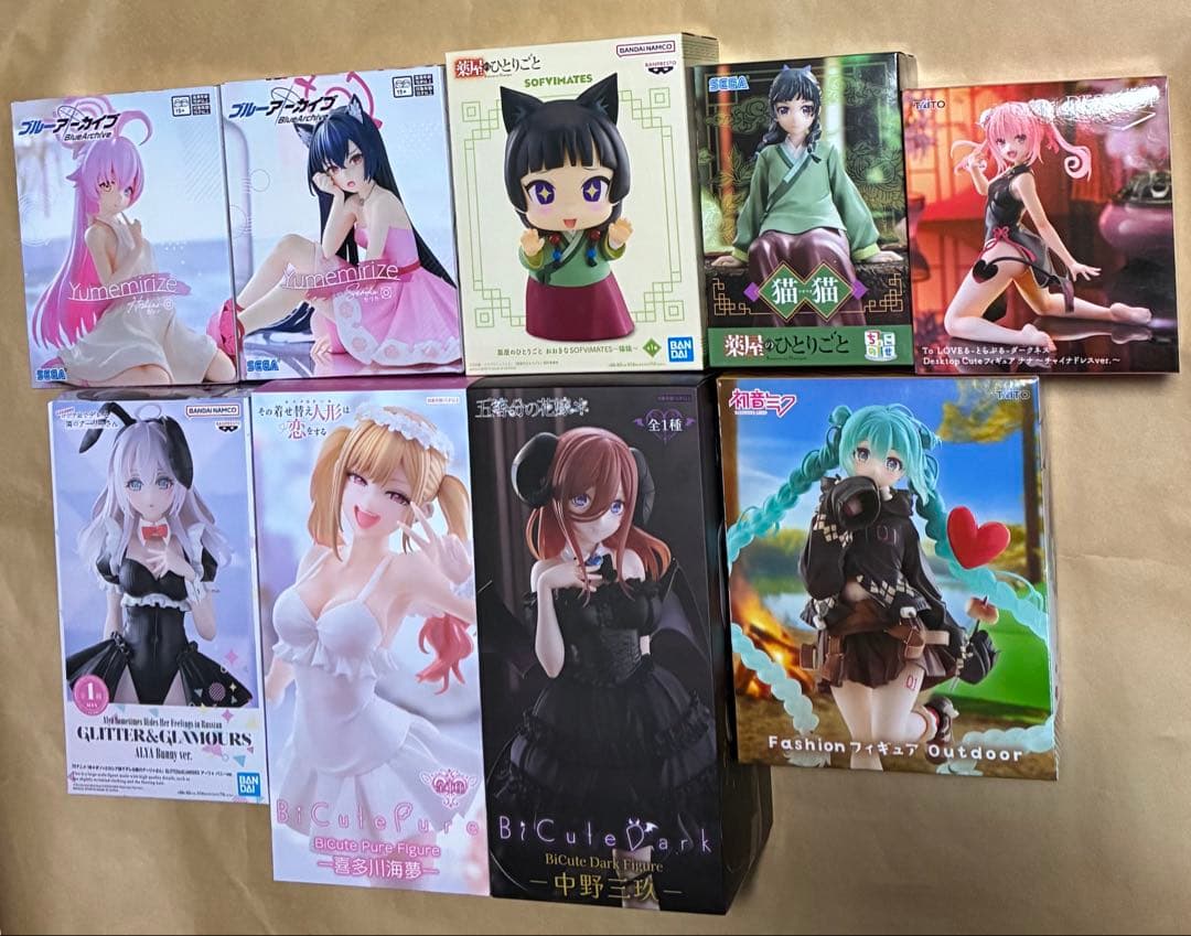 最新含む美少女プライズフィギュアまとめ売り　9点セット