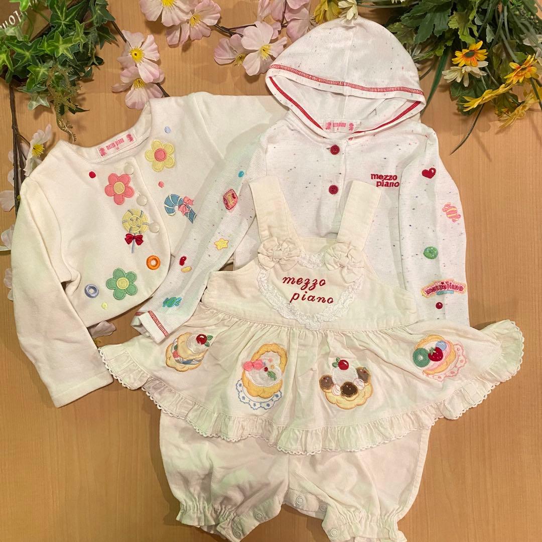 レア　メゾピアノロンパースワンピースカーディガンブラウスまとめ