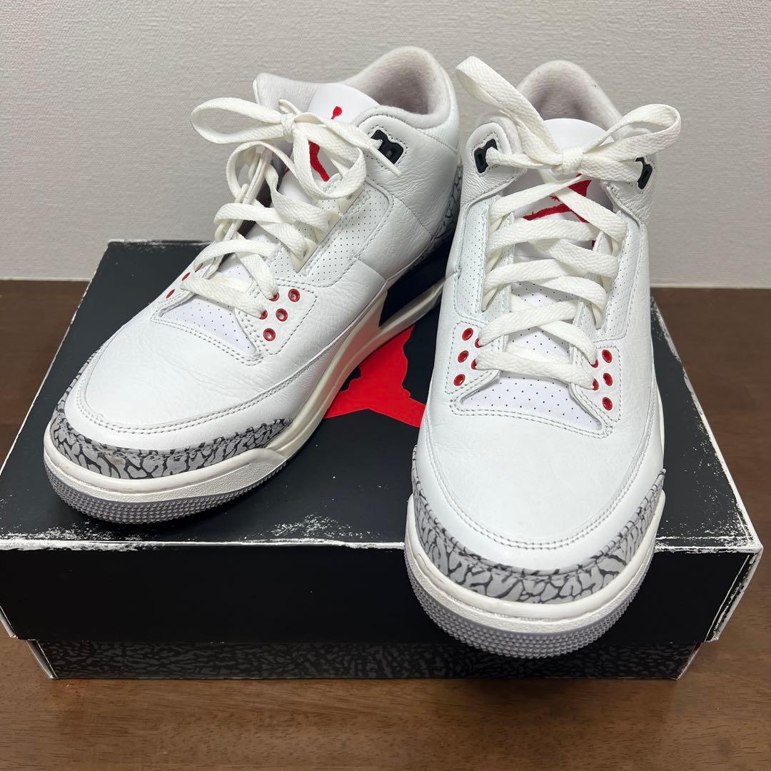 （美品）Nike Air Jordan 3 Retro 27.5センチ Tênis Nike Air Jordan 3 Retro 