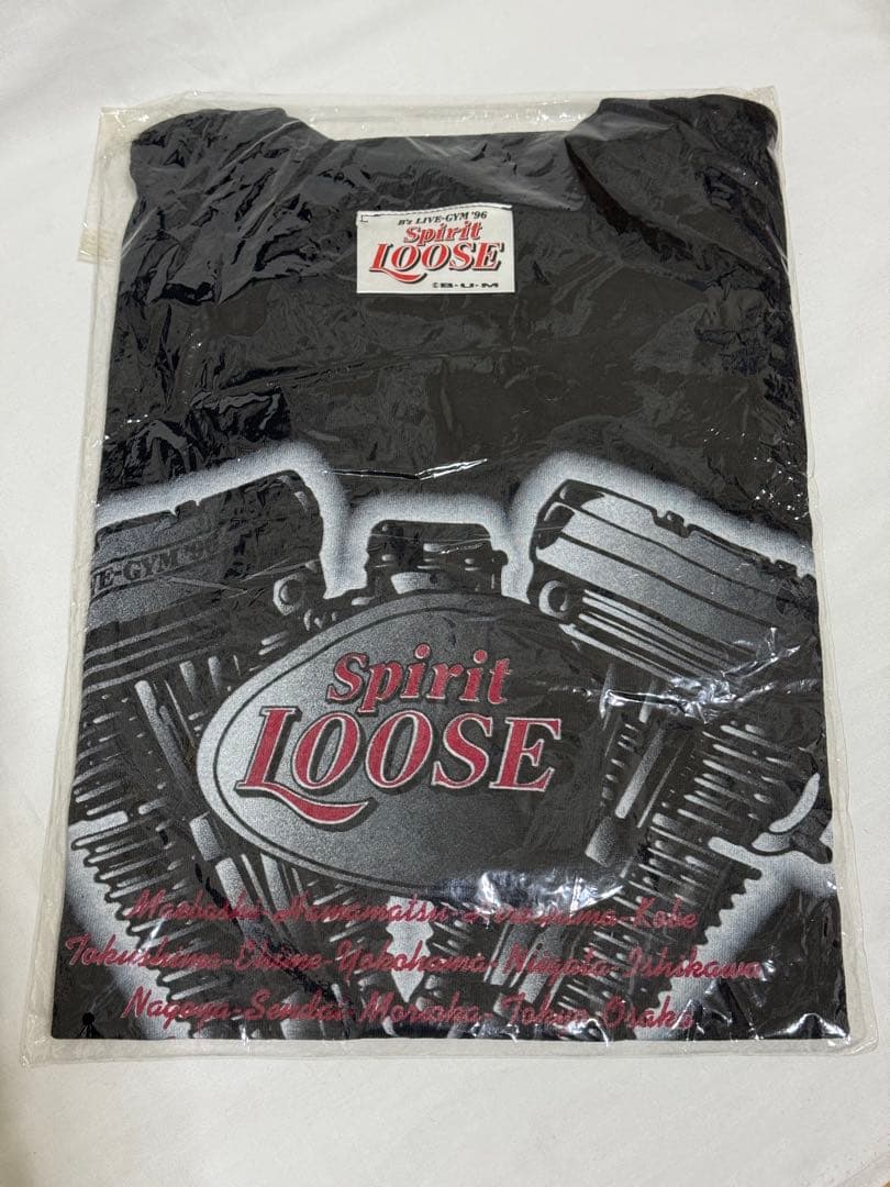 B'z LIVE-GYM '96 Spirit LOOSE Tシャツ 未開封 レア B'z LIVE-GYM '96 Spirit LOOSE Tシャツ - メルカリ