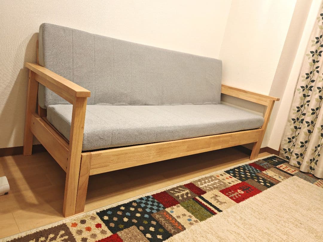 ソファベッド グレー 美品