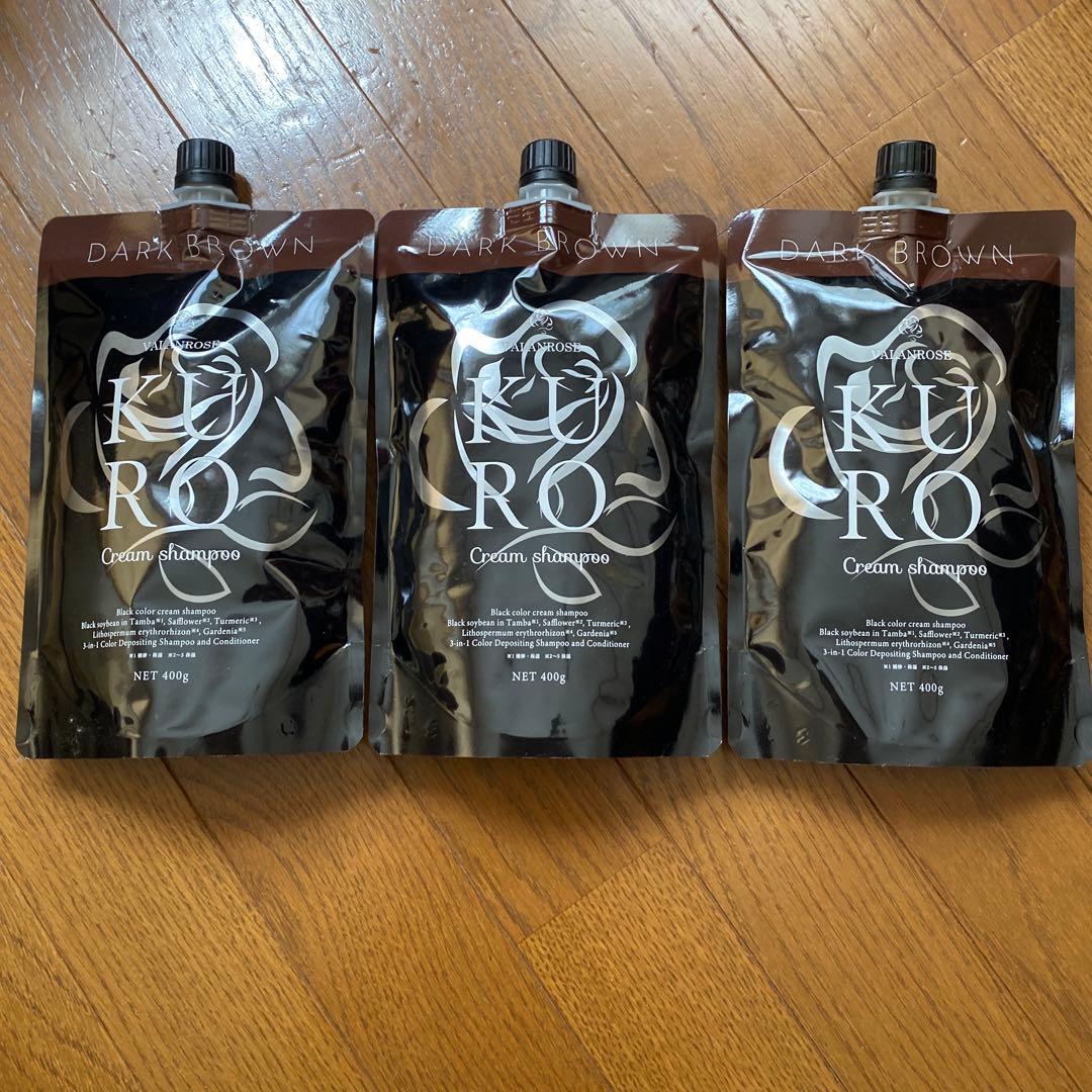 ゆう【新品】KURO ダークブラウン シャンプー3個　 +おまけ付き 楽天市場】【LINEお友だち追加で500円クーポン】3個セット KURO
