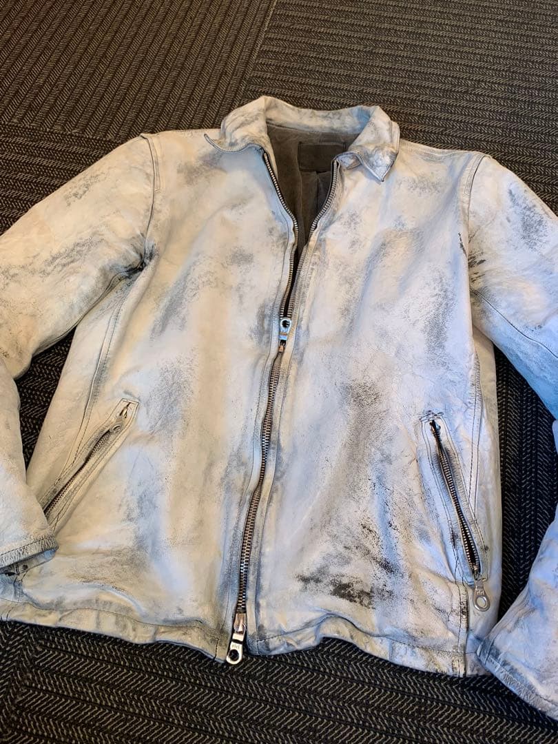 BACKLASH バックラッシュ 1577-01 牛革 シングルライダース XL BACKLASH (バックラッシュ) ITALY SHOULDER SINGLE RIDERS シングル