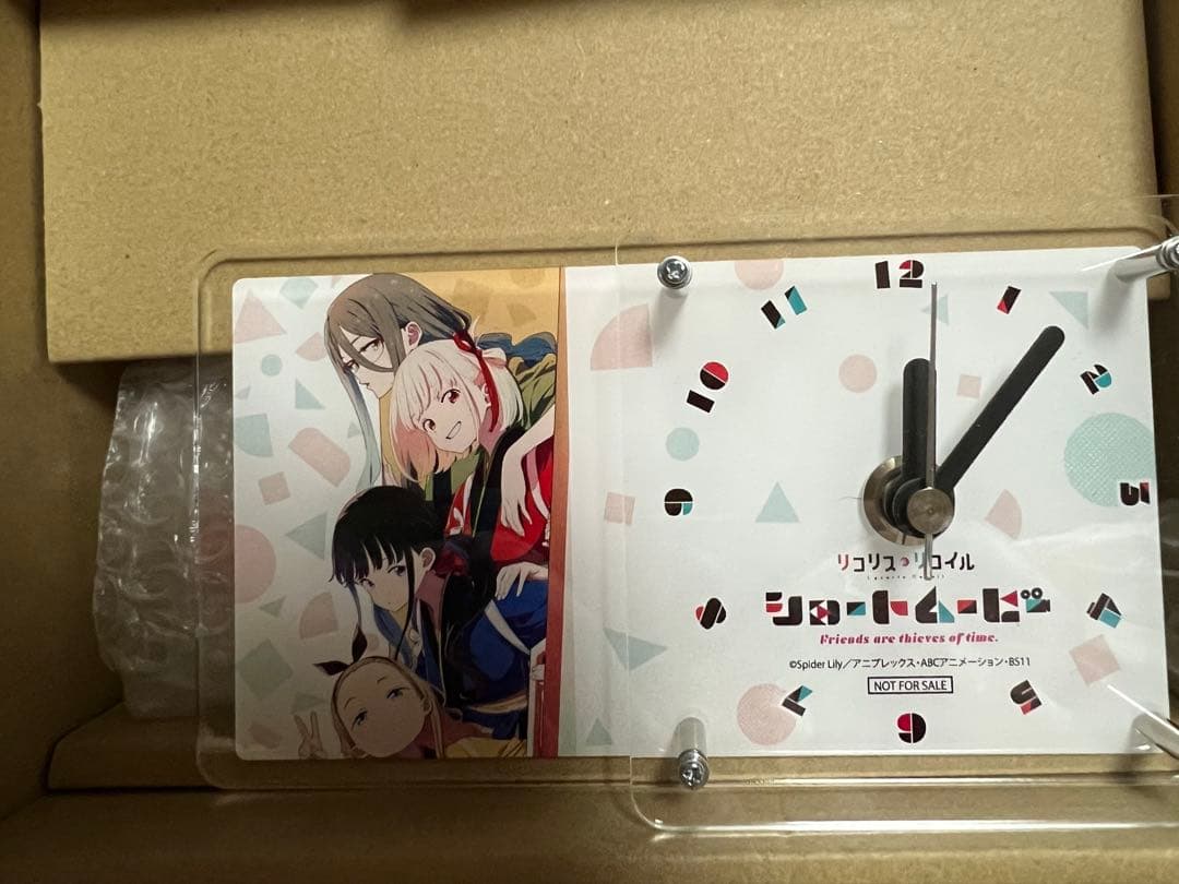 リコリス・リコイル　ショートムービー　A賞　アクリルクロック