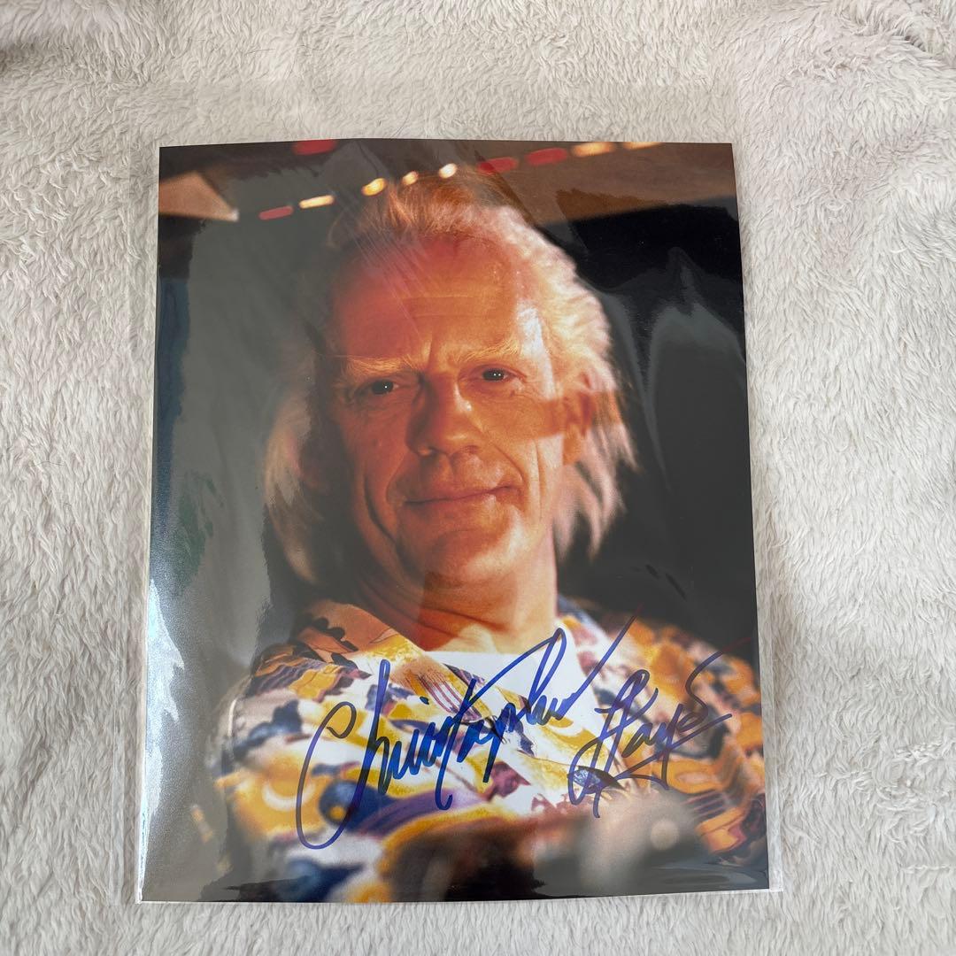 東京コミコン2025 コミコンくじ A賞 クリストファー・ロイド 直筆