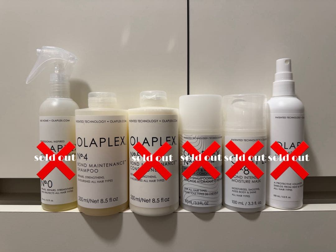【単品•セット購入可】Olaplex シャンプー　トリートメント　各2500円
