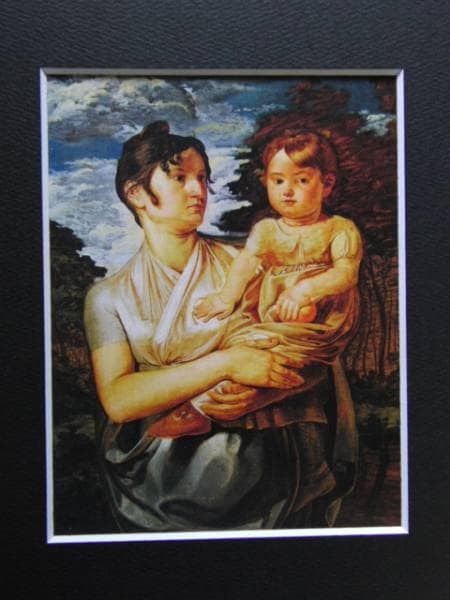 フィリップ・O・ルンゲ、芸術家の妻と小さな息子、19世紀外国巨匠作家