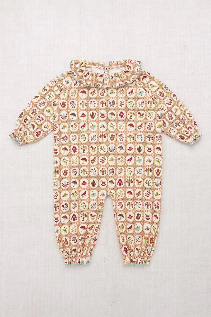 ロンパース・カバーオール Baby Pierrot Onesie String Trellis Baby Pierrot Onesie String Trellis