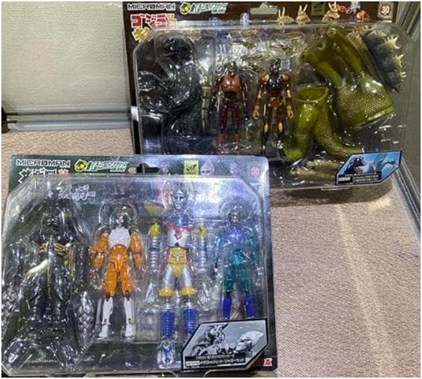 ミクロマンシリーズ2種 メガロvsジェットジャガーセット＆ゴジラVS