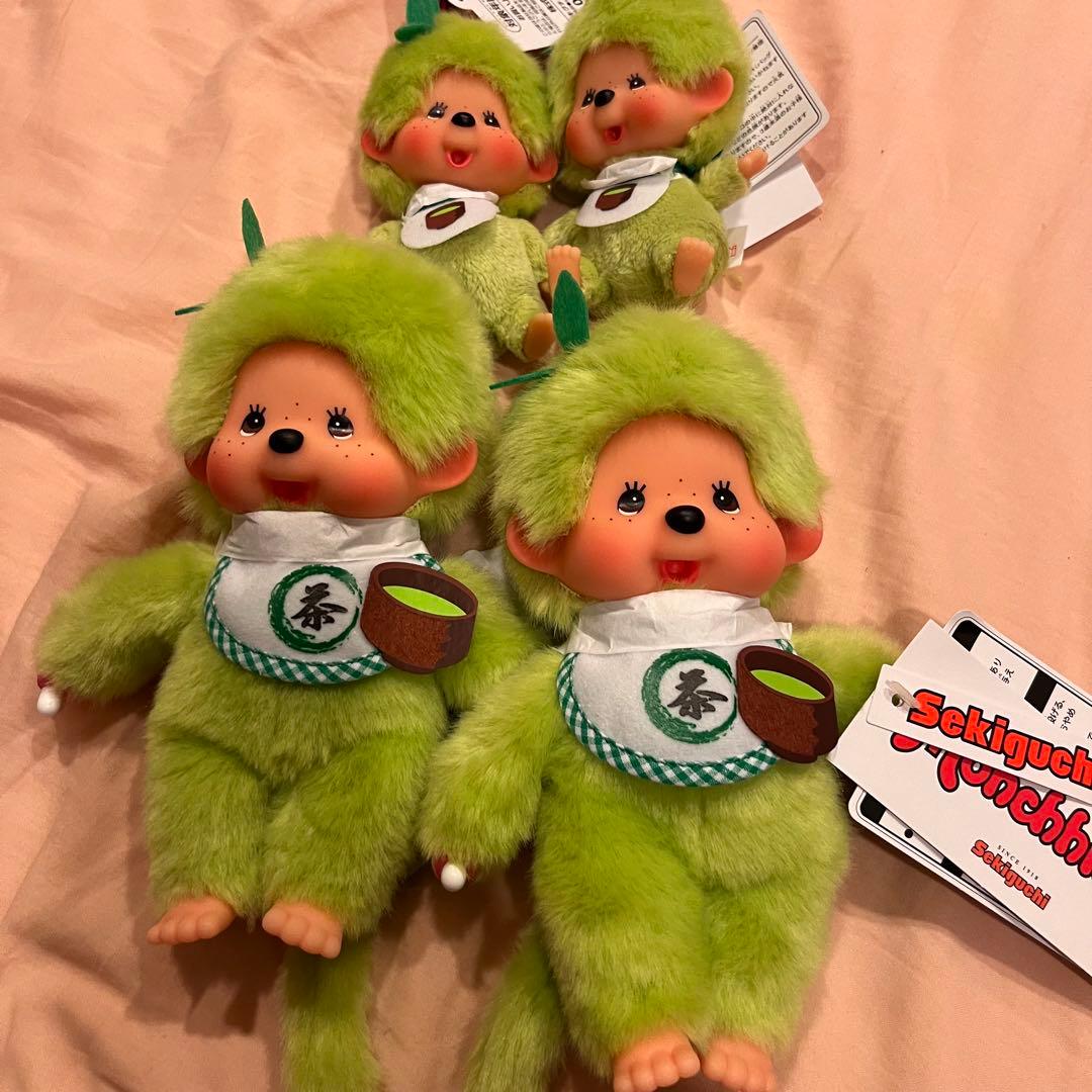 新品未使用〉抹茶モンチッチ 顔でかモンチッチキーチェーン - メルカリ