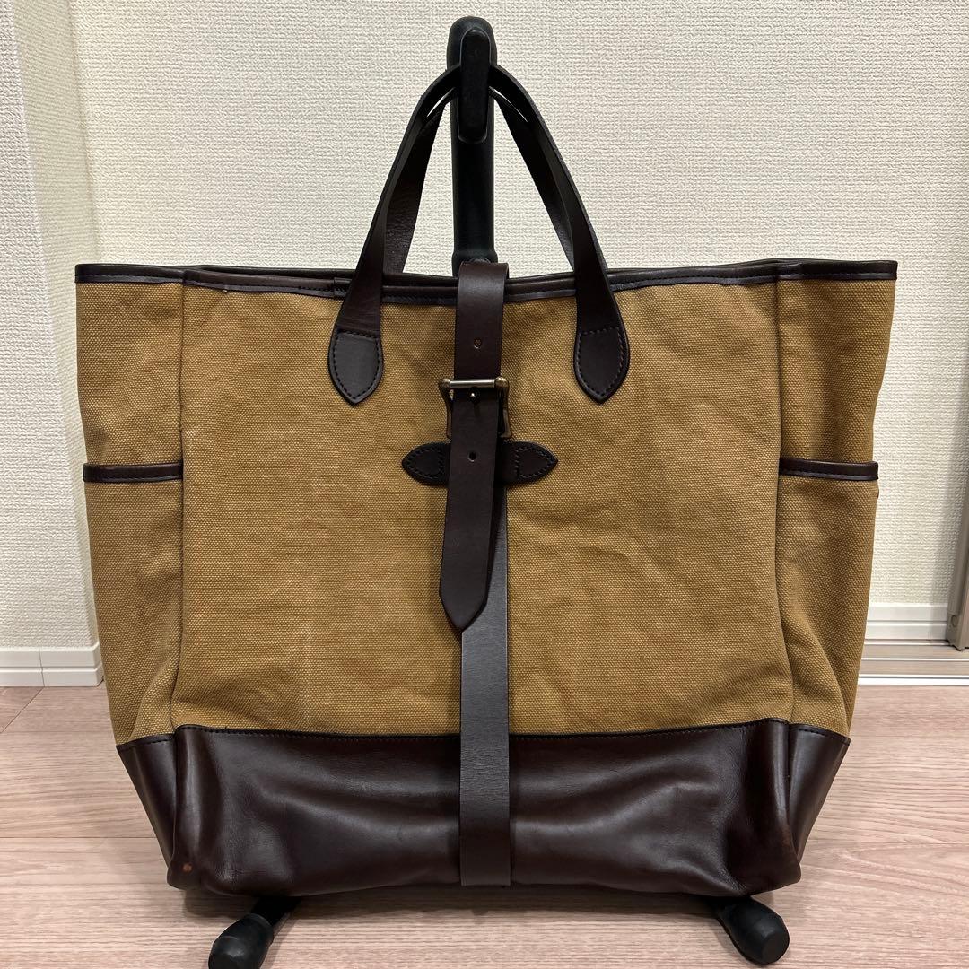 FILSON トートバッグ RUGGED CANVAS TOTE ダークタン