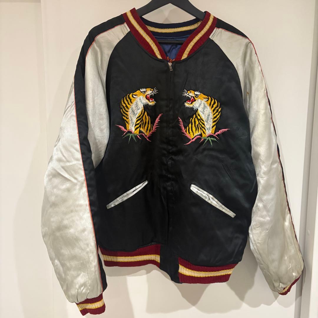 40s 50s スカジャン Big size 両A面 888ジッパー