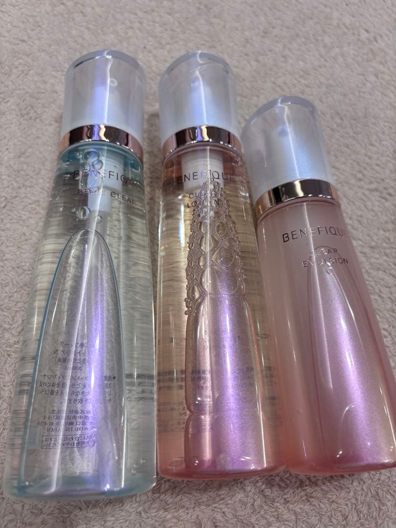 ✨新品未使用✨ベネフィーク スキンケアセット♪　リセットクリア＆化粧水＆乳液❤️