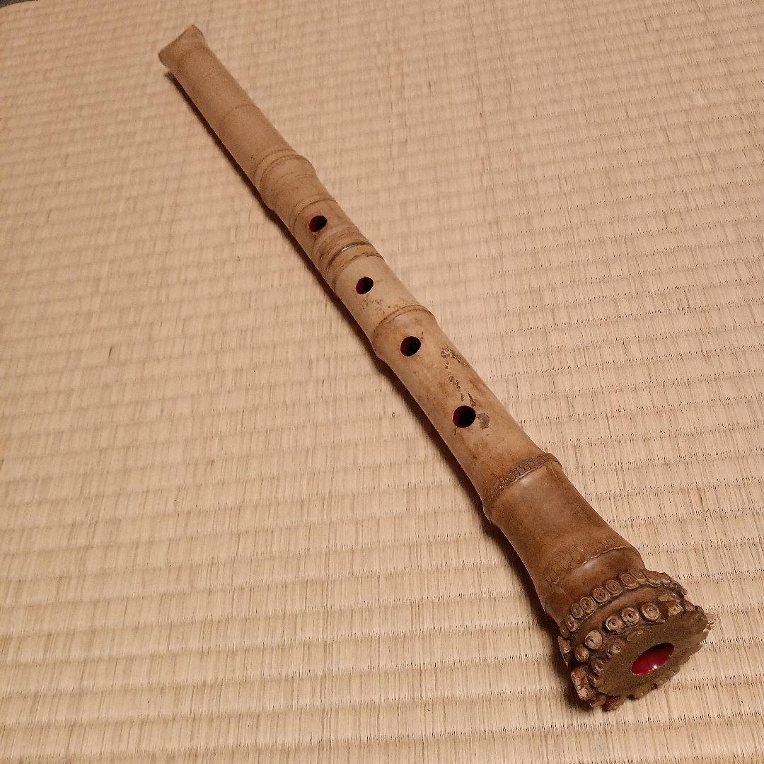 尺八本体 竹製 一尺八寸管