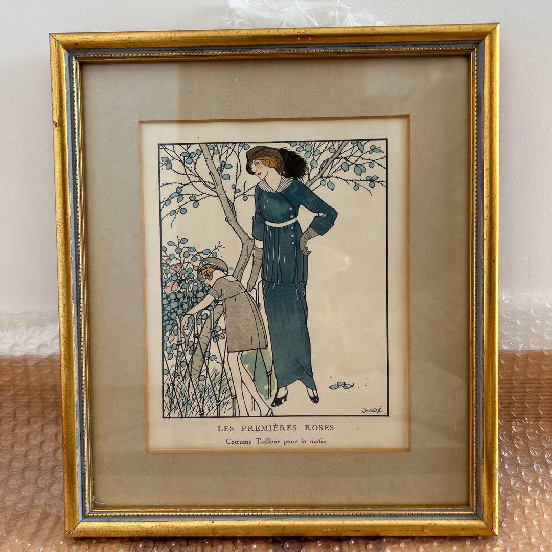 フランス銅版画　ガゼット・デュ・ボントン