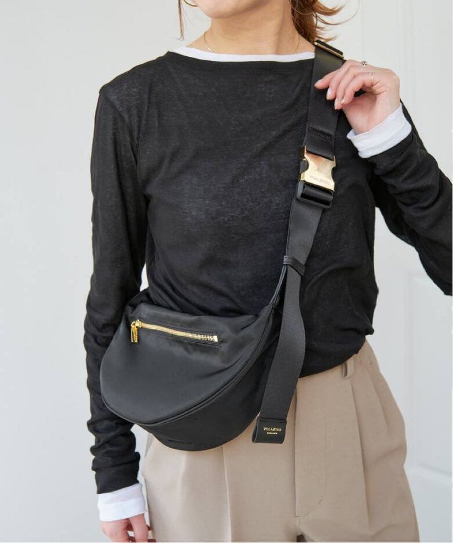 VIOLAd’ORO / ヴィオラドーロ BIANCAナイロンショルダー ヴィオラドーロのBIANCA ナイロンショルダーバッグ | 送料無料