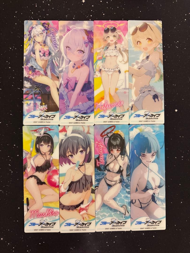 ブルーアーカイブ 特製しおり 夏空のウィッシュリスト Twitterキャンペーン