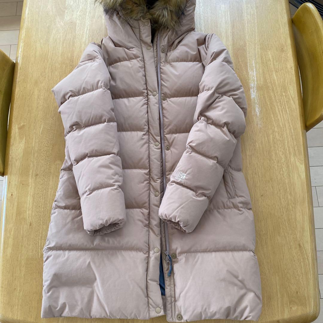 karimor ベージュ ダウンジャケット フード付き